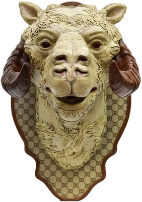 Gabriel Dishaw upcycled ram sculpture