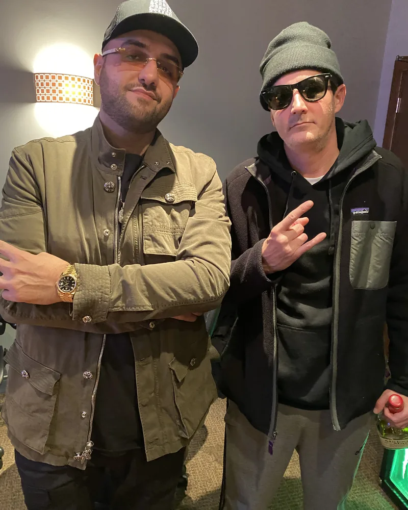 Thomas Dishaw with Chris Smokes