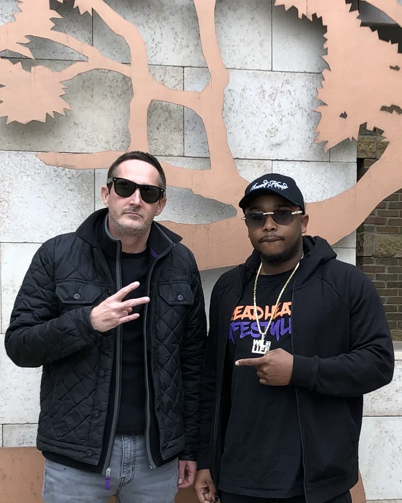 Thomas Dishaw with Lil Mike Mike