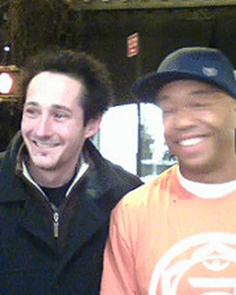 Thomas Dishaw with Russell Simmons